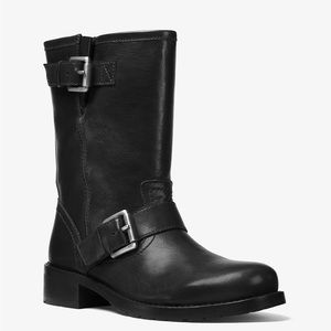 MICHAEL Michael Kors Jonas Leather Moto Boot